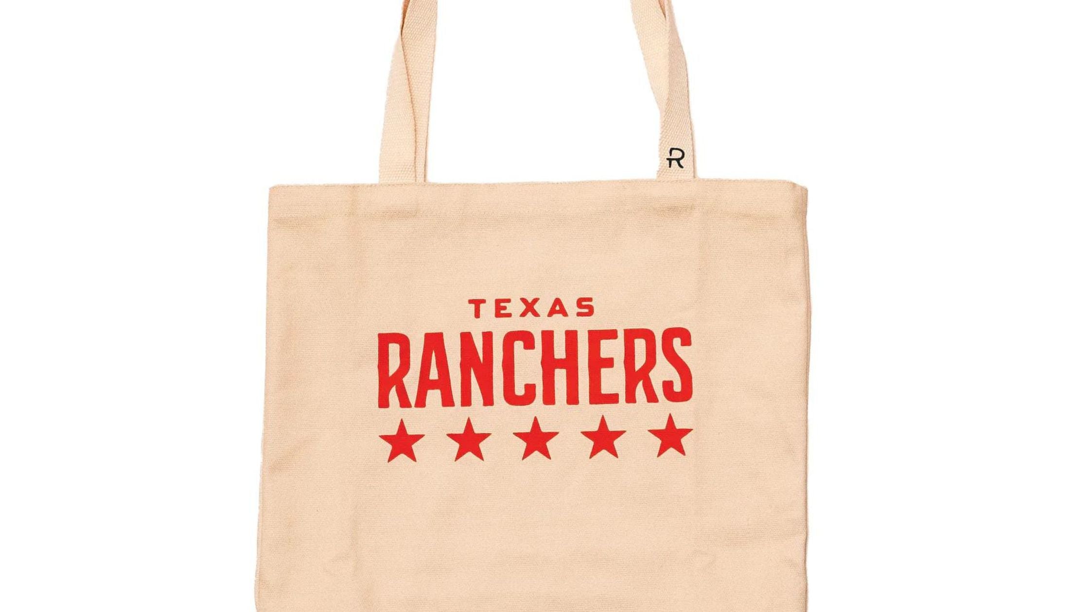 stylish tote bag with texas ranchers design